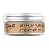 Bed Head For Men by TIGI | Matte Separation Styling-Haarwachs | Professionelles, mit festem Halt für Männer | Haarstyling-Produkt mit Bienenwachs | Für kurzes mit mittellanges Haar | 85 g