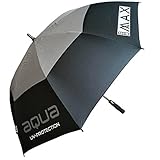 BIG MAX I-Dry Aqua Golf Regenschirm mit UV Schutz - 100% Wasserdicht (Silber)