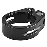 TRIWONDER Fahrrad Sattelkloben 25,4/28,6/31,8/34,9 mm, Sattelklemme Schnellspanner Sattelstütze Sattelstützenklemme für MTB und Rennrad (Schwarz - 31.8mm)