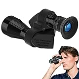 Monokular-Teleskop, Monokular Für Erwachsene, Camping-Gadget HD Tragbares Handteleskop, Wanderausrüstung, Outdoor-Abenteuer, Reisen, Nachtsicht-Monokular Für Erwachsene, Kompaktes Monokular-Teleskop V