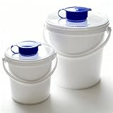 Spender-Eimer für Vliesrollen, Hygienespender für Feuchttücher, Vliesrollen-Dispenser, 5.7 Liter