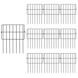 Gartenzaun, Tierbarriere, Metallplatten für Rasen, rostfreie Metallzäune für den Außenbereich, für Welpen, Hühner, Kaninchen
