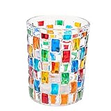 for Creative Glass Personality Kaffeeglas, handbemalte Linien, gewebtes Kristallglas, Whiskybecher, 2 Stile