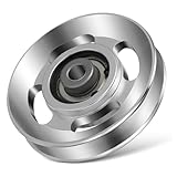 VOSAREA Aluminiumlegierung Pulley Wheel für Fitnessgeräte Tragrolle für Seilzüge Langlebiges Zubehör für Home Gym zu Installieren Rostfrei und Robust für Krafttraining