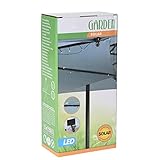 Solar Lichterkette für Sonnenschirm, Sonnenschirm-Beleuchtung mit 72 LED warmweiß Dekolicht Umbrella Light indoor outdoor