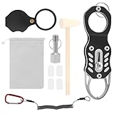 Goldmünzen-Tester – Tragbares Test-Set mit schöner Lupe und Pinzette | Resonanz-Testwerkzeug für Amateure, Familie, Freunde, Profis und