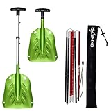 SkinStar Lawinensonde 260 oder 320cm und Schneeschaufel Klappbar Set Aluminium Leicht Kompakt Lawinenset