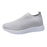 Frauen Schnürhalbschuhe lose Einlage Wasserdicht Trekking & Wanderschuhe Damen Laufschuhe Turnschuhe Fitness Straßenlaufschuhe Trainer Mesh Laufschuhe Slippers Muffin Drag Pantolette Outdoor