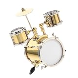 Alasum 1satz Mini Drum Dekoratives Miniatur-Schlagzeug Für Design Für Und Sammlungen Langlebig Und Detailgetreu
