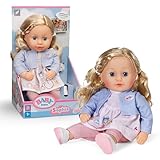 Baby Born Sophia Rose - Weiche 36cm große Babypuppe - Puppe mit hochwertigen blonden Haaren & Schlafaugen - Geeignet für Kinder ab 1 Jahr