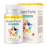Ausen Forte Kapseln | mit Pflanzenextrakten, Mineralstoffen und Vitaminen | 90 Kapseln pro Dose 1x