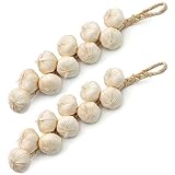 JLNGTHONG 2 Stück Schaumstoff Knoblauch Strings, Künstliche Zwiebel Autumn Decor Künstliche Lebensechte Knoblauch, Weihnachten Dekoration, für Home Küche Garten Inneneinrichtung Fotografie Requisiten