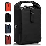 Büchel Unisex Aus Tarpaulin Gepäckträgertaschen, Schwarz Glossy, 48 X 25 X 14 Zentimeter EU