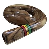 Hartholz Spirale Didgeridoo - Compact Travel Didge von World Percussion USA