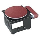 Elektrischer Bandschleifer, Mini-Schleifmaschine, 7 einstellbare Geschwindigkeiten bis zu 8000 U/min, ideal zum Schleifen von Metall, Holz und Aluminium
