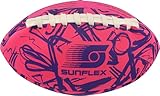 Sunflex® Neopren American Football Funky Strokes | sehr griffig | Wurfei ideal Werfen und Fangen | Ball weich und leicht für Strand und Garten | extrem robust und für Jede Altersgruppe