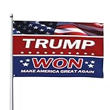 Trump Won Flagge Trump 2024 Flagge Take American Back 45 47 Präsident Yard Schild Outdoor 4x6 Ft Flagge