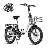 ENGWE E Bike Herren Elektrofahrrad mit 20 Zoll Fat Tire, 15.6Ah Lithium-Akku für Lange Reichweite bis 140KM, 7-Gang-All-Terrain Ebike Herren für MTB, Strand & Schnee