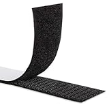 8 Meter Klettband Selbstklebend Extra Stark, 20mm Breiter Doppelseitiges Klettband, Breit Selbstklebendes Klebepad Flauschband und Hakenband, Für zu Hause, im Büro, im Klassenzimmer, usw(Weiß)