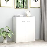 Lalfkkii Mehrzweck-Schrank, platzsparend, für Eingang, Schrank und Speisekammer, weiß, 60 x 30 x 75 cm