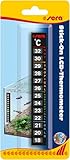 sera Digitalthermometer - Besonders attraktives, digitales Klebethermometer für Aquarien, Terrarien und andere Einsatzzwecke.