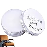 yakermur Schuhleder-Conditioner | Naturleder-Auffrischungscreme, Tiefenpflege, Balsam für Sofas, Stiefel, Autoinnenraum, Wohnmöbel