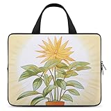 Laptophülle, stoßfest, Computer-Tragetasche, leichte Pflanzen, Laptop-Tasche, Tragetasche, leichte Notebook-Hülle, Reisetasche, Aktentasche, Grifftaschen für Reisen, Business, 43,2 cm (17 Zoll)