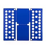 InnovaGoods - Faltbrett für Kinderwäsche, Schnelles Zusammenlegen von Bekleidung, Zeitsparend, Platzsparend, Blau, 40x16x1 cm, Polypropylen (PP)