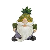 Gartenzwerge, Gartendeko Wichtel Figuren Ornament für Außen, Garten Deko Harz Statue Wetterfest, Miniatur Gartenfiguren Handwerk, Garten Deko, Tischdeko Zwerg für Draußen Hof Lustige Geschenke (A)