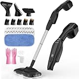 Multifunktionaler Dampfreiniger 17 in 1 mit Handgerät und Dampfmopp, schnelle Aufheizzeit in 30 Sekunden, Steam Cleaner mit Aufsätzen für alle Böden und Teppiche, Fliesen, Glas, Küche, Bad