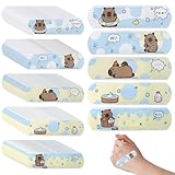 Pflaster Kinder 100 Stück Capybara Kinder Pflaster,Kinderpflaster Jungen Capybara Muster,Pflasterbox Kinder Schützt vor Schrammen und Schnitten Klebekraft und Gute Atmungsaktivität(7.5 * 11.5 Cm)