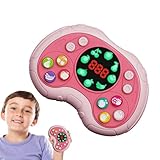 Speed Push Puzzle Game Konsole, Fast Press Quick Handheld Game, 13 x 9 x 3,5 cm, niedliches Push Sensory Fidget Toy mit Licht und Sound, interaktives Fruchtmatching Games für Kinder