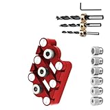 Präzise Zentrierausrichtung, selbstzentrierende Dübellehre für Holzbearbeitungsprojekte, Aluminiumlegierung, Stanzvorrichtungen, Positionierungsvorrichtungen, selbstzentrierender Locator