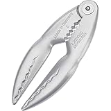 Westmark Hummerknacker/Hummerzange, Retro-Design, Hummerscheren-Optik, Aluminium, Länge: 14,4 cm, Cracky, Silber, 6600RT60