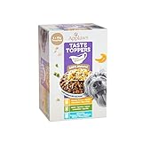 Applaws Premium Natural Nassfutter für Hunde, getreidefreie Auswahl an Huhn und Fisch in Sauce, Futter-Topping für Hunde 6 x 85g Packung