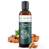 Relax Master Mandelöl 100% Bio – 150ml – Kaltgepresst und Rein – Süßes Mandelöl für Haar, Haut und Gesicht