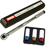 BandelOne enthält Drehmomentschlüssel 1/2' Zoll mit Koffer 28-210 Nm Umschaltbar + Felgennuss-Set