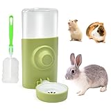 Zuxbolf Automatischer Trinkflasche Kaninchen 600ml Kaninchentränke für Meerschweinchen Hängend Kleintiertränke Wasserspender Nagertränke mit Reinigungsbürste für Hasen Chinchilla Frettchen Hamster