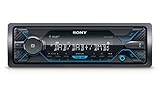 Sony DSX-A510 DAB+ Autoradio | Dual Bluetooth, NFC, USB und AUX Anschluss | Blaue Beleuchtung | Freisprechen und Streaming, blau