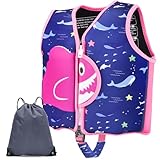 YIKANWEN Neopren Schwimmweste für Kinder und Babys, ideale Schwimmhilfe für Jungen und Mädchen im Alter von 1 bis 3 Jahren und 11-19 kg, (S)