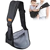 Wffeila Babytrage, Neugeborene bis 36 Monate, Kleinkinder bis 20kg, Seitlich, Verstellbare Schulter, Hüfte, Schnalle, Babys und Kleinkinder