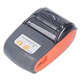 Bluetooth Rechnungsdrucker, 58mm Kabelloser Thermodrucker USB Bondrucker Belegdrucker Etikettendrucker, für Einzelhandel Restaurants Büro kompatibel mit Android PC (Ohne Fall)