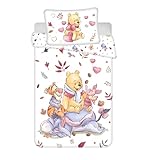 Jerry Fabrics Bettwäsche für Babys, Winnie Puuh, wendbar, 100 x 135 cm + Kissenbezug 40 x 60 cm