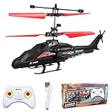RC-Hubschrauber für Jungen, Drohne mit LED-Licht für Kinder Spielzeug ab 6 7 8 9 10+ Jahre, Infrarot-Induktionsroboter Mini Hubschrauber, Start mit Einer Taste, Fliegende Spielzeuge Jungen und Mädchen