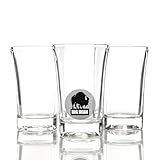 12 Stück Schnapsgläser 4cl aus Glas spülmaschinengeeignet - robuste Shotgläser in Gastro Qualität