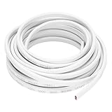 12 Gauge Marinekabel, 30 Fuß Marinequalitätskabel, 12 AWG-Kabel für Boote, Autos, Wohnmobile, Solar- und LED-Streifen, 2-adriges, Isoliertes Litzen-Netzkabel, 600 V, Marinequalität