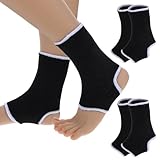 CIATBYYJ 2 Paar Kinder-Knöchelbandagen, stabilisieren Gelenke, Kompressionsmanschetten, gestrickte Knöchelbandage, Knöchelbandage für Joggen, Laufen, Turner, Fitness, 7–12 Jahre, Jungen und Mädchen