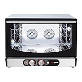 GGM Gastro | HV580-5 | Heißluftofen KOMPAKT - Manuell - 4x GN 1/1 oder EN 600x400 - mit Wassereinspritzung