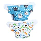 CIMAXIC 2 Stück Baby-töpfchen-trainingshose, Auslaufsichere Windelhose, Waschbare Windelhose