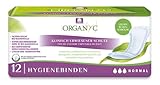 Organyc Binden bei mittlerer Blasenschwäche aus 100% zertifizierter Bio-Baumwolle 1 Packung mit 12 Stück